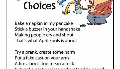 April Fools Day Poems | Woo! Jr. Kids Activities : Children's Publishing
