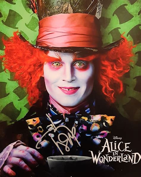 Alice In Wonderland Johnny Depp Photo Of The Mad Hatter Catawiki