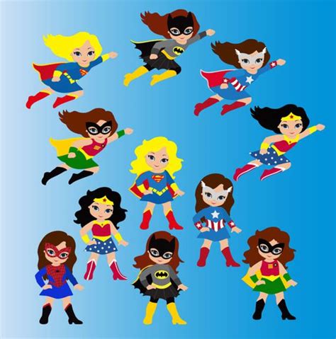 Girl Superhero Clipart Free Clip Art Library