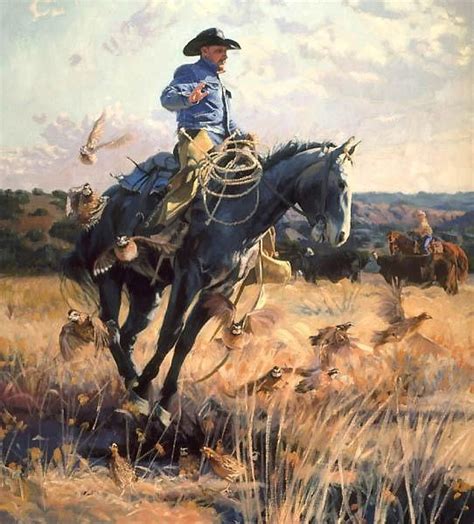 Frederic Remington Painting Art Print Picture Cowboy Rodeo Horse