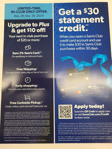 Sam's Club - Limited Time, In Club Only Offer. Nov 28