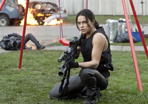 Celebrities Movies And Games Michelle Rodriguez As Rain Ocampo
