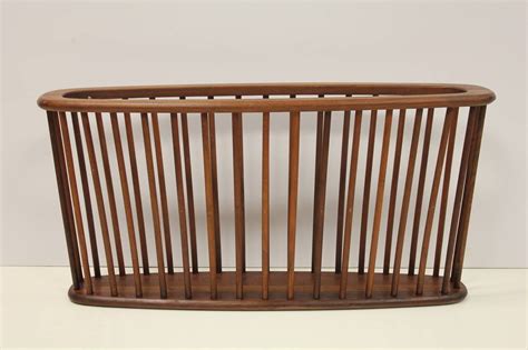 Oversized Teak Magazine Rack By Arthur Umanoff For Sale At 1stdibs