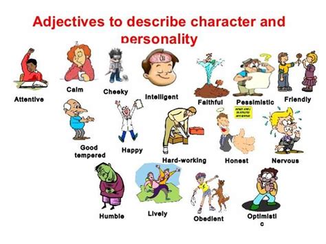 How To Describe People In English Appearance Character Traits And