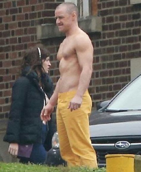 James Mcavoy On The Set Of The Upcoming Film Glass James