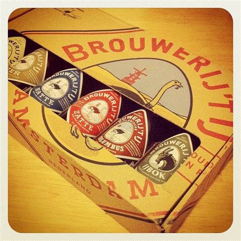 nice brand identity across all the packaging for this dutch microbrewery brouwerij tij brand