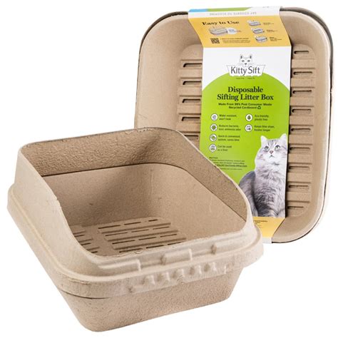 Kitty Sift Disposable Eco Friendly Sifting Cat Litter Box Jumbo Size