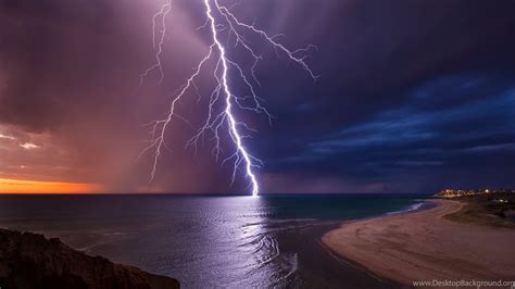 Australia Night Lightning 1920x1080 1080p Wallpapers Hd Desktop Background