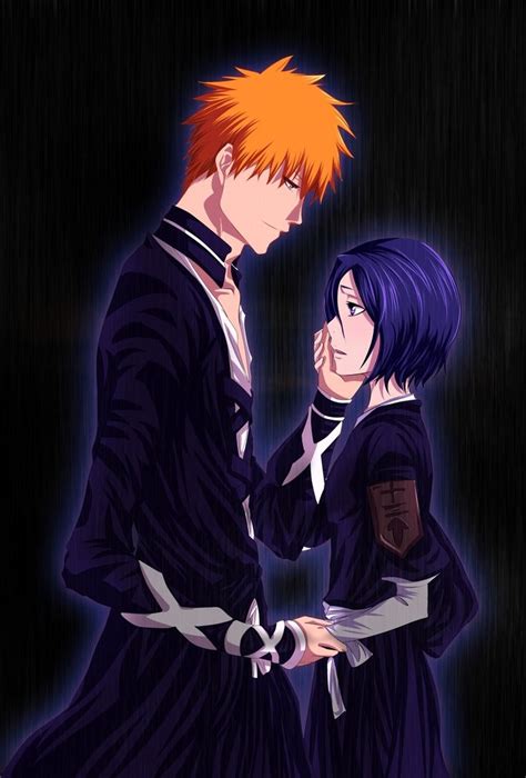 Ichigo X Rukia They Make Even The Darkest Of Backgrounds