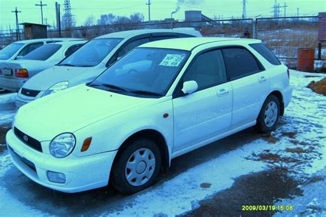 2001 Subaru Impreza Wagon Specs Fuel Type Gasoline Drive Wheels Ff