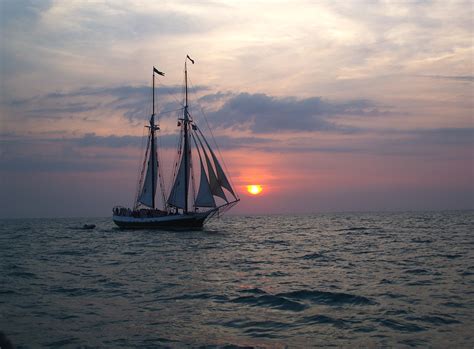 Sunset Cruise Key West Sailing Ships Pirates Sailor Nautical