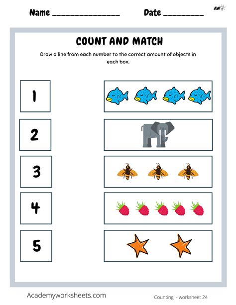 Counting To 5 Worksheets Worksheets For Kindergarten