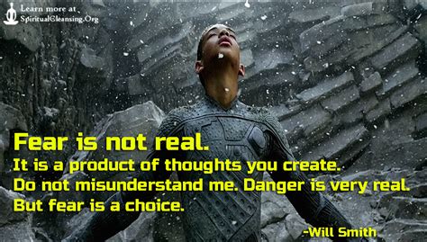 Fear Is Not Real It Is A Product Of Thoughts You Create