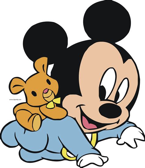 Baby Clipart Mickey Mickey Mouse Bebe Png Transparent Png Full Size