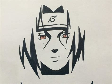 Itachi Drawing Easy Face