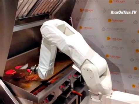 Nestled between muenster cheese and slices of applewood smoked bacon, these crispy bits add a layer of crunch and a flavor that is much more pub delicacy than fast food. WATCH: Burger-Flipping Robot Mans Grill at California Fast ...