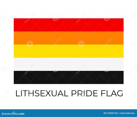 lithsexual pride rainbow flags symbol of lgbt community vector flag sexual identity stock