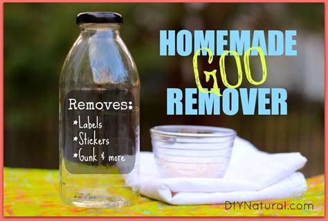 Adhesive Remover Simple Natural Homemade Goo Gone Recipe Recipe