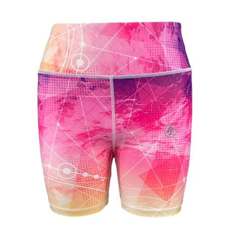 Geometrical Active Booty Shorts Lucy Locket Loves