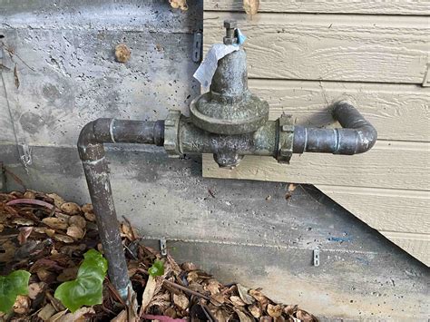 Water Meter To A Pvc Pipe To A Metal Pipe Why Home Improvement