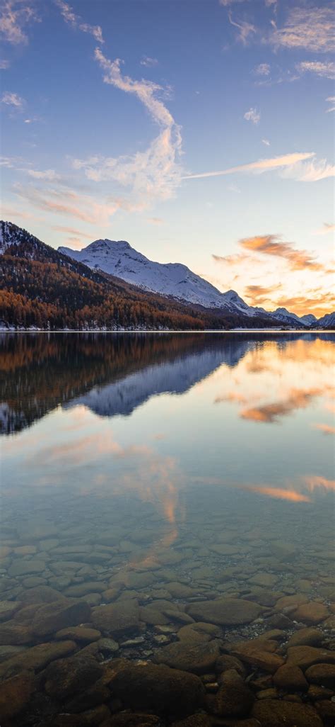 1125x2436 Landscape Water Reflection Mountains 4k Iphone Xsiphone 10
