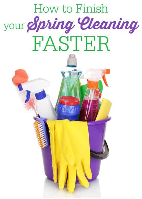 How To Finish Your Spring Cleaning Faster Simply Stacie