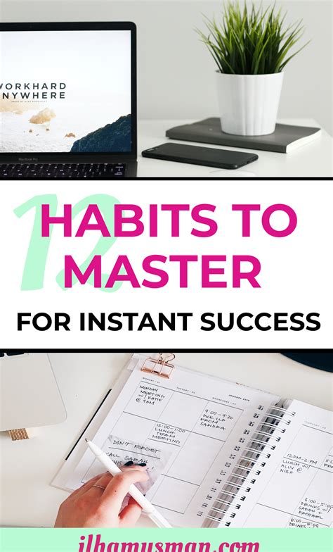 12 Habits For Success You Must Adopt Ilham Usman Habits Positive