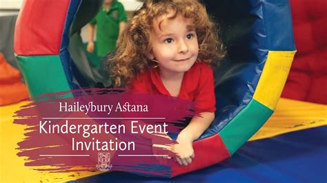 Kindergarten Event Invitation Youtube