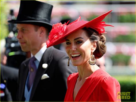 Kate Middleton Is A Vision In Flame Red At Royal Ascot Photo