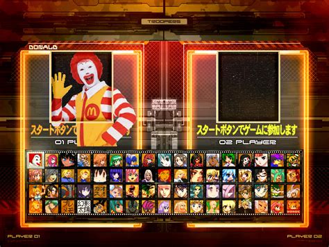 What Does Your Mugen Character Select Look Like