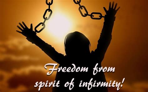 Freedom From Spirit Of Infirmity Dominion Bible Ministries