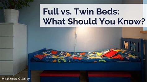 A double bed is a bed for two people 4' 6 wide or larger. Full vs. Twin Beds: What Should You Know? - Mattress Clarity