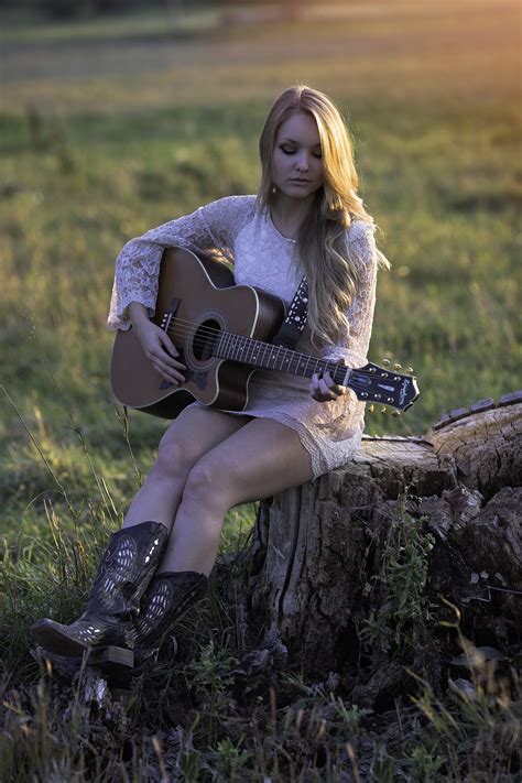 Free Images Girl Woman Sunset Photography Guitar Country Female