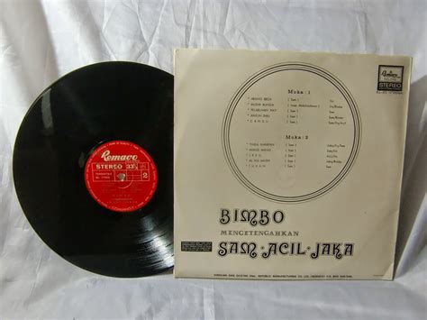 Cilegon Antik Piringan Hitam Vinil Bimbo Album Abang Beca 1971