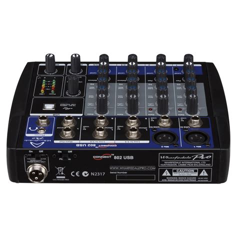 Wharfedale Pro Connect 802 Usb Mixer Gear4music