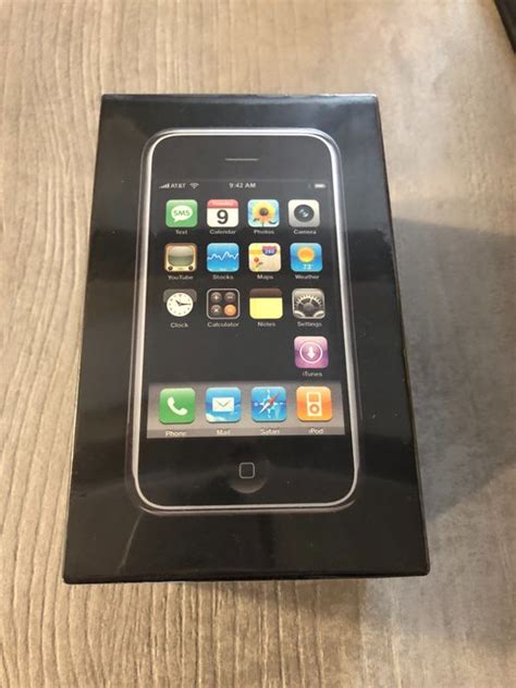 1 Apple 2g 8gb New Sealed Iphone In Original Sealed Box Catawiki