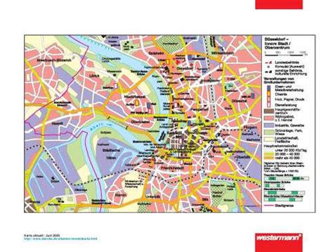 Diercke Weltatlas Kartenansicht Düsseldorf Innere Stadt