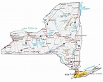 Map of New York Cities and Towns | Printable City Maps