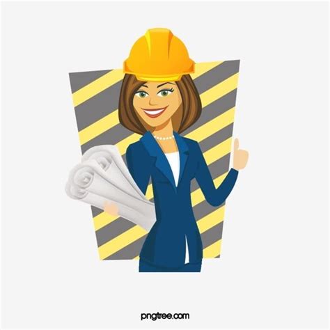 Engineer Hat Female Engineer Vector Clipart Clipart Images Vector