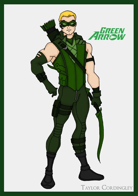 Justice League Green Arrow Redesign By Femmes Fatales On Deviantart