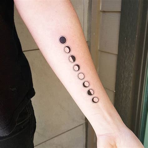 Ruby Gore Portland Or On Instagram Moon Phases And Dotwork On The