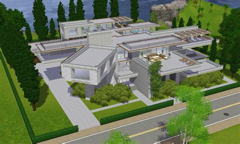 Sims 3 Modern Luxury Mansion By Ramborocky On Deviantart