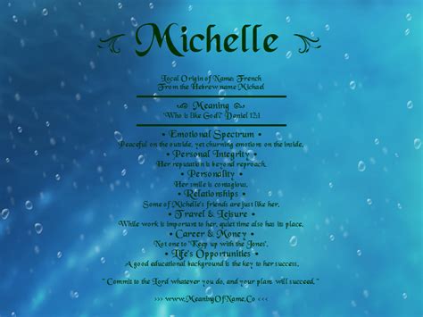 meaning of name michelle names with meaning michelle name meaning michelle name