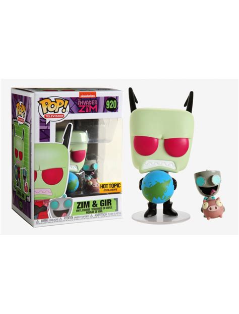 Funko Pop Invader Zim N°920 Zim And Gir Hot Topic Exclusive