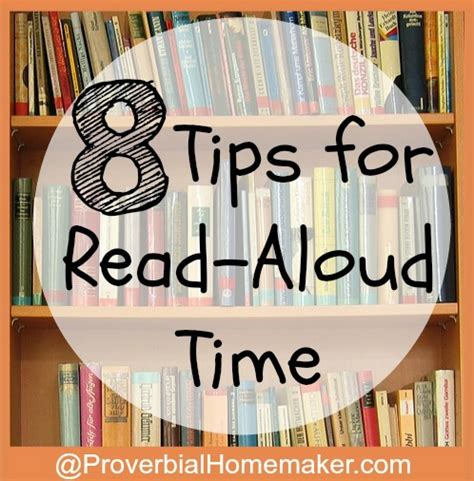 8 Tips For Read Aloud Time