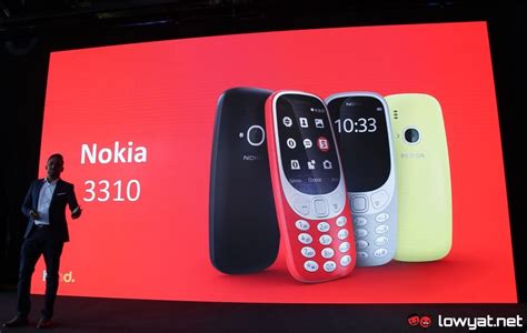 Nokia will offer the new nokia 3310 in 4 different colours; Nokia 3310 Goes Official In Malaysia For RM 239 | Lowyat.NET