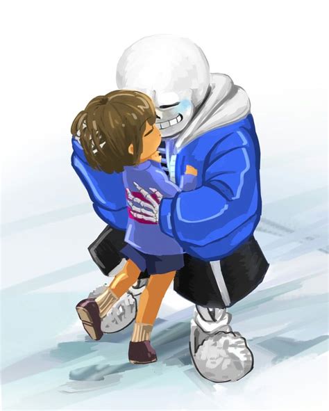 Frisk Kiss Sans Tbh I Dont Ship This In Undertale It Truelly