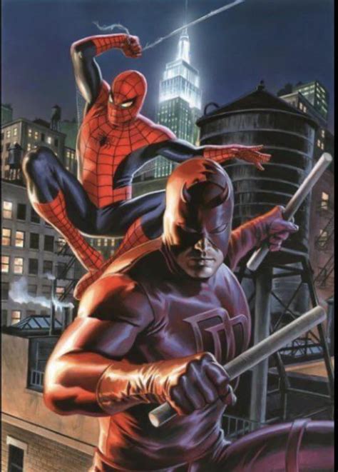 Spider Man And Daredevil By Alex Ross GAG