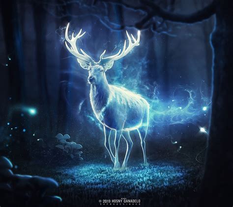 Artstation Glowing Deer Test Lighting