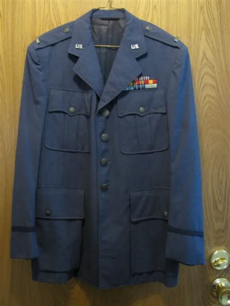 Ww2 Korean War Us Air Force Officers Uniform With Sewn Ribbons